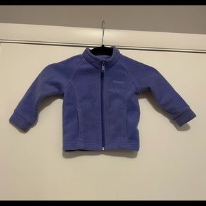 Columbia Fleece periwinkle blue. Good condition